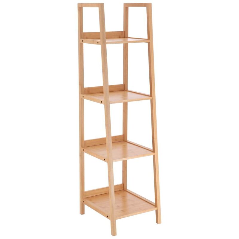 Colonne 4 etageres - bambou Tendance