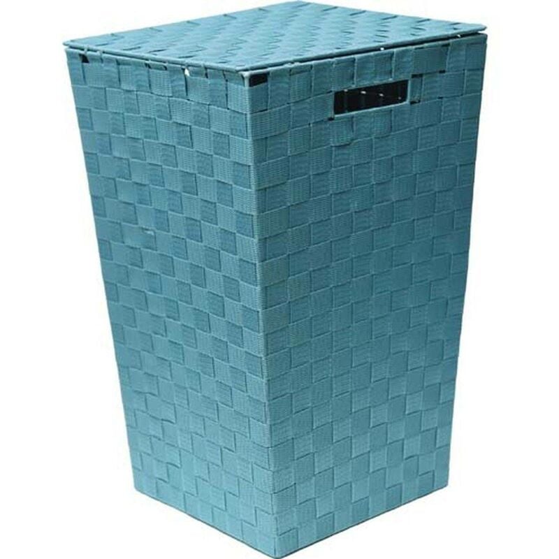 Tendance - Paniere a linge polyester evasee - turquoise