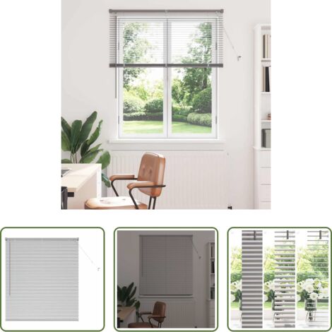 Tende a veneziana -  Tendaggi a veneziana Argento 130 x 115 cm Alluminio