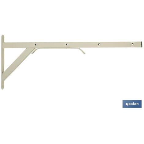 TENDEDERO BLANCO DE ESCUADRA PARA PARED 50 X 20 CM