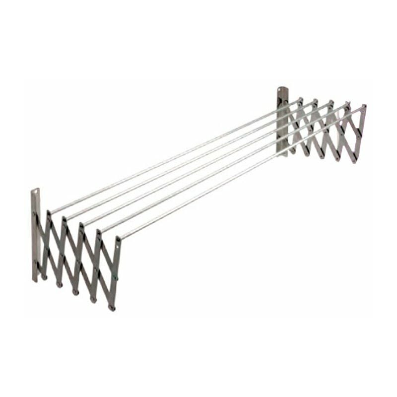 

Tendedero de pared 5 varillas aluminio Medidas 140CM