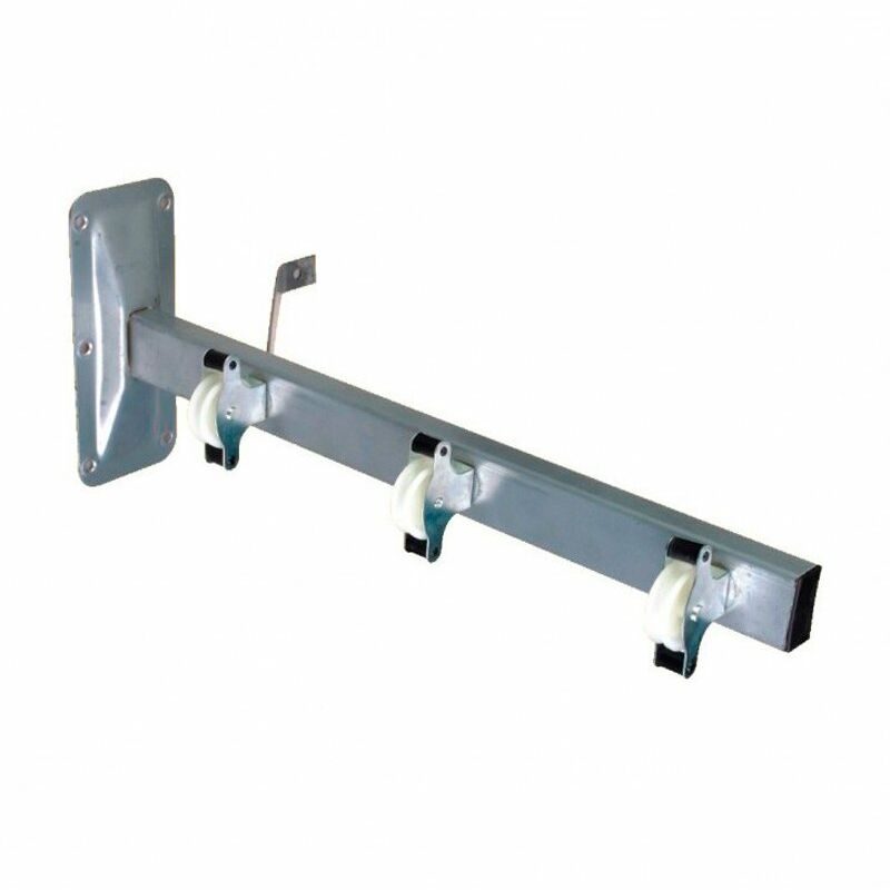 

Tendedero de pared acero con 3 poleas