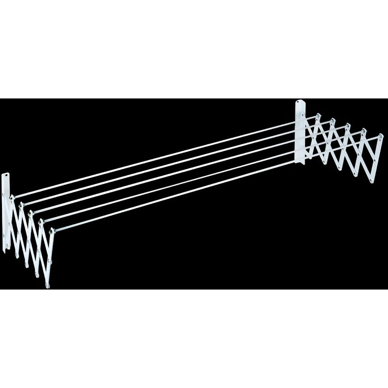 

Tendedero mural extensible 140cm blanco