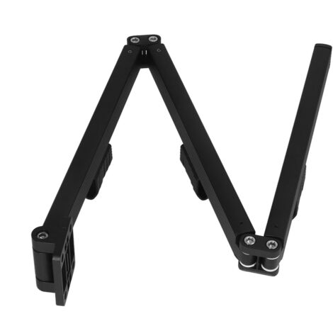 Tendedero de pared negro, plegable y retráctil, con 3 compartimentos, ideal para la entrada, el dormitorio o el lavadero. Ahorra espacio y es plegable.