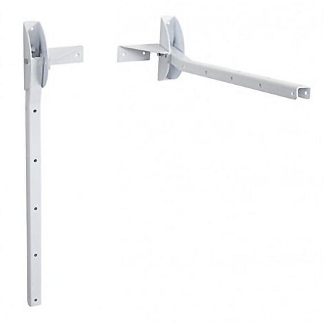 Tendedero de Pared Plegable Sauvic blanco capacidad 20m