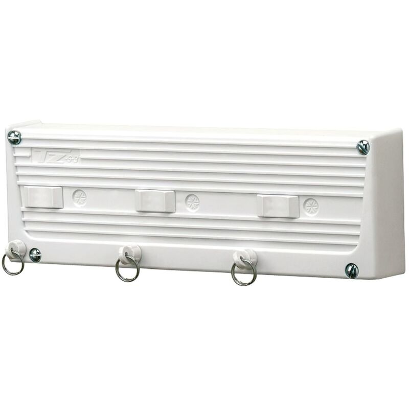 Étendoir à linge automatique 5m – 3 cordes en nylon – Installation rapide sans outils – Pour petits espaces intérieurs et extérieurs – Habitex