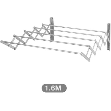 Tendedero extensible pared Bisalla 160cm con 5 barras de tendido