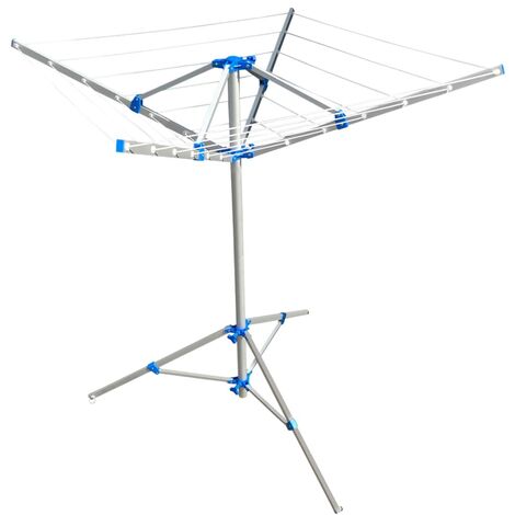 Strata Tendedero giratorio paralelo resistente para exteriores, 184 pies,  secador de tendedero de paraguas de 184 pies, marco de aluminio y acero