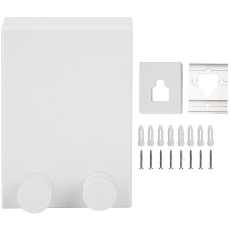 Tendedero mural extensible de acero inoxidable 304 – Capacidad de 20 kg, 4,2 m de longitud, montaje con taladro, color blanco – Para el baño
