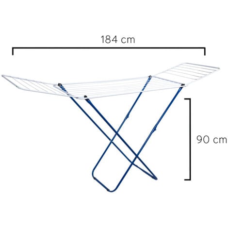 Tendedero Oryx Plegable Metálico Con Alas