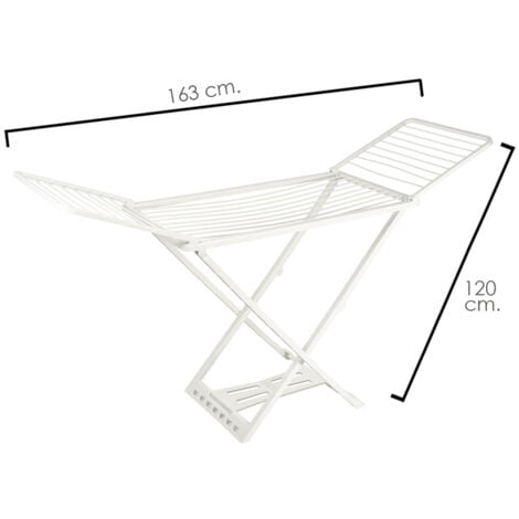 Tendedero Oryx Plegable Resina Con Alas 20 Metros De Tendido