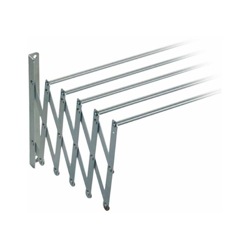 

Vivahogar - Tendedero Pared 5 B. 100x77x37cm Ext Alu Acordeon Vivah