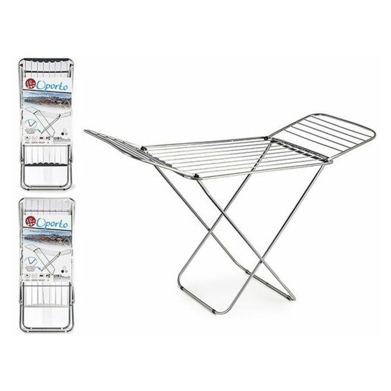 

Tendedero Plegable Aluminio Gris (55,5 x 108 x 178 cm)