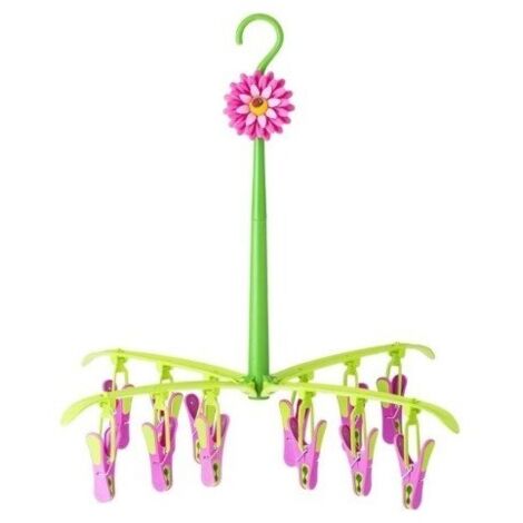 TENDEDERO PLEGABLE FLOWER POWER CON GANCHO - VIGAR