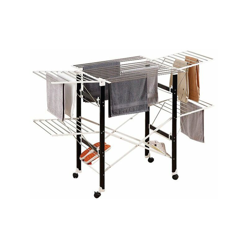 

Tendedero Pleg.Inox/Abs C/Ruedas Habitex