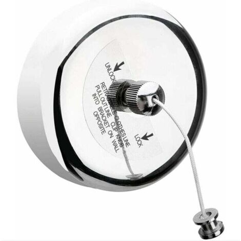 Tendedero retráctil de acero inoxidable de 3,8 m para interiores, ideal para hoteles, baños y balcones.