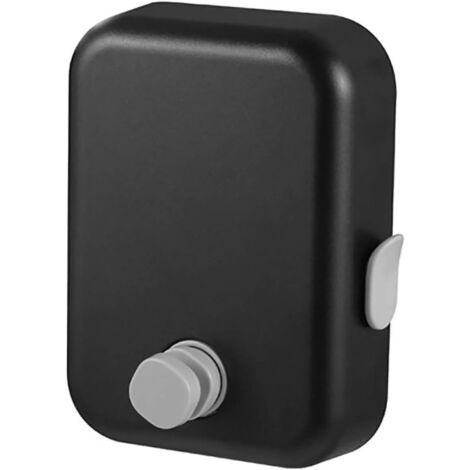 Tendedero retráctil para ropa, apto para uso interior y exterior, de montaje en pared (negro).