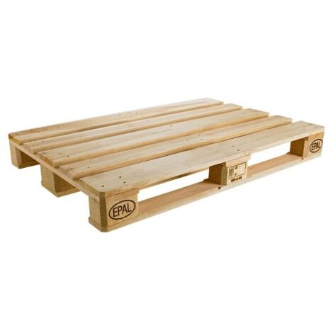 Tendencio – Palette Europe EPAL 80 x 120 cm – Bois traité autoclave – Charge max 1200 kg – Pour fabrication mobilier intérieur et extérieur