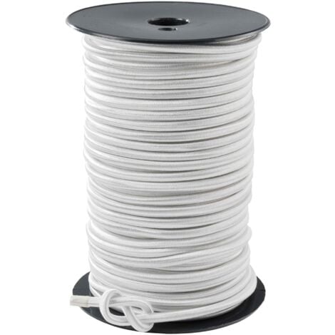 CORDERIES TOURNONAISES Tendeur blanc 4mm x 50 mètres sur bobine