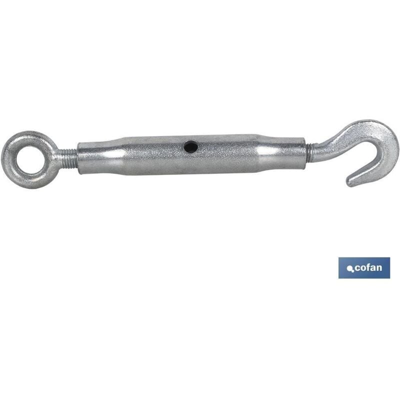 Cofan - Tendeur tubulaire à crochet et anneau M-16