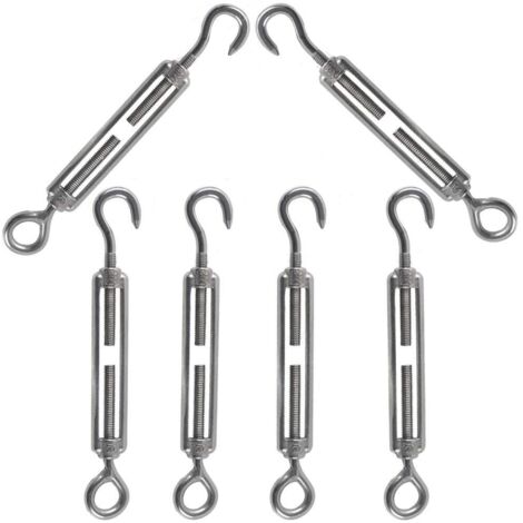 Tendeur de câble M5 à fixation auto-agrippante, en acier inoxydable 304, réglable