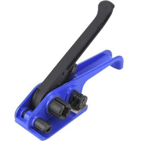 Tendeur de cerclage manuel – Compatible avec bandes en PET, plastique et acier – Coupeur automatique – Largeur de ruban 16-19 mm