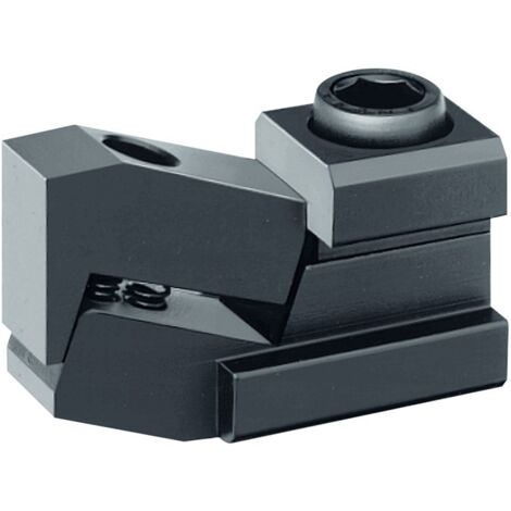 Tendeur de table plat <>, Rainure : 16 mm, H minimum 2,5 mm, H maximum 17,0 mm, B : 25 mm, C : 2,5 mm, H1 : 15 mm, L : 68 mm, X : 6 mm