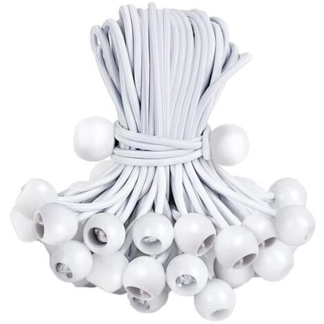 Tendeur Elastique,Sandow Elastique,30Pièces Tendeur Bache pour Bannière,Bâche,Pavillon,Tente,Rideaux Harnais D’extension,Support