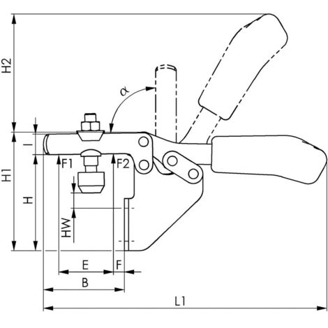 Tendeur horizontal AMF n° 6833 taille 2 - 93328