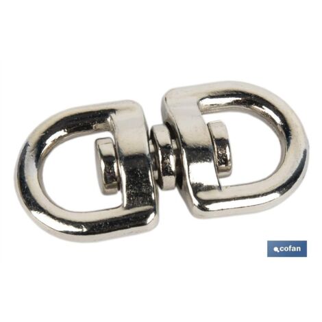 20 Pièces Mousquetons Pivotants 38mm - Fermoirs Lanière Sac à Main & Porte-Clés En Alliage Zinc