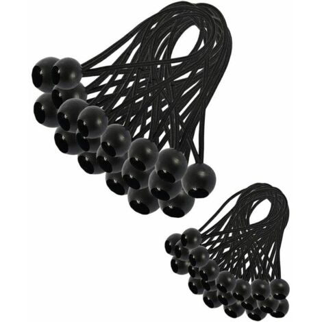 Tendeur sandow ,  30 Pièces Tendeur Elastique, Tendeur Bache, Sandow Elastique, Tendeur Élastique pour Pavillon, Bâche, Camping, Tente, Rideaux Harnais d’Extension(200mm )