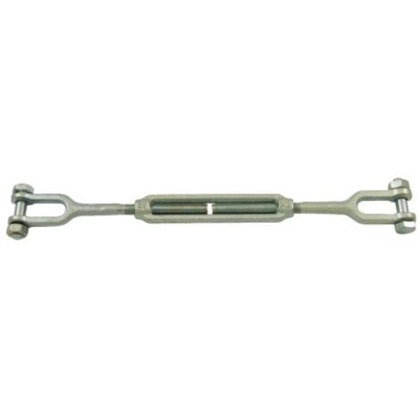 Tendeurs à 2 chapes acier estampé zingué blanc diamètre tige 10 mm en boîte de 5 - PRAMAC
