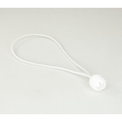 Tendeurs à boules 23cm Blanc