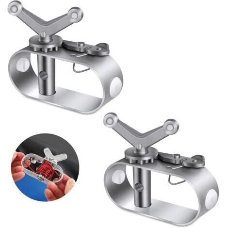 Tendeurs Bache Piscine,Tendeur Fil a Linge,Tendeur Câble Métallique,Tendeur de Corde Alliage D'aluminium,Câble tendeur métallique pour la Fixation des Couvertures de Piscine Hors Sol I'hiver