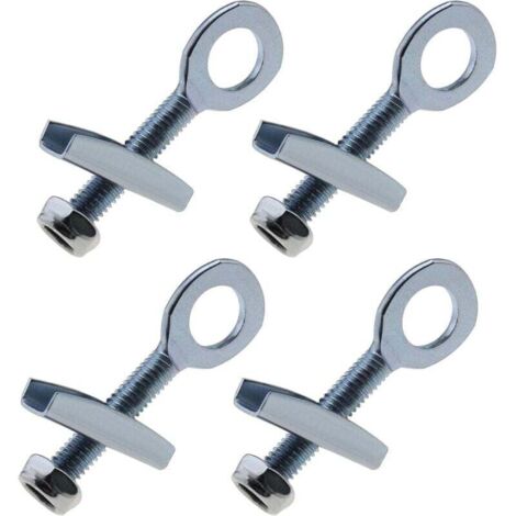 Tendicatena regolabile da 10 mm con viti per bici elettrica, 4 pezzi