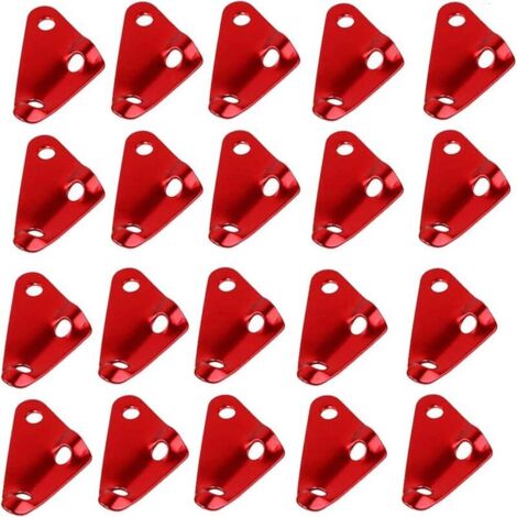 Tendicorda elastico triangolare in lega di alluminio (20 pezzi), accessorio per tende da tenda