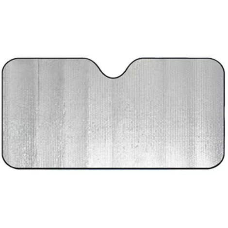 Tendina parasole anteriore universale per auto, pieghevole, 140 x 70 cm, con 2 ventose e 2 cinghie.