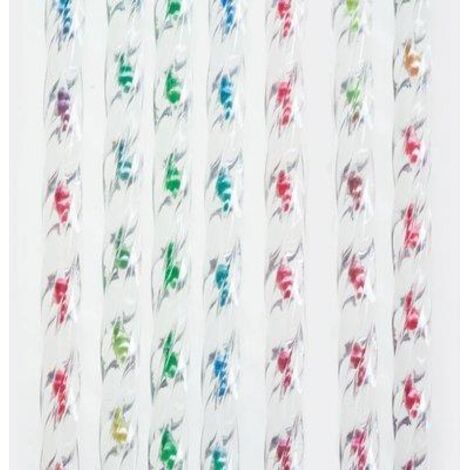 TENDINA PRONTA LUX 148 FILI  PVC RITORTO 4 COLORI CM 120 H.CM 240