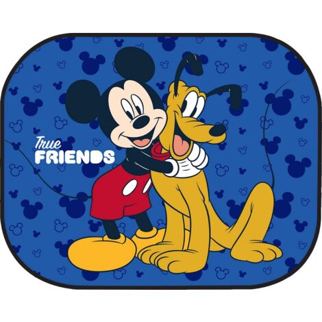 Tendine laterali auto Mickey Mouse 44x35cm parasole topolino blu