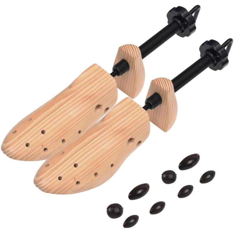 Tendiscarpe Taglia 41-46 in Legno Massello di Pino - Vidaxl