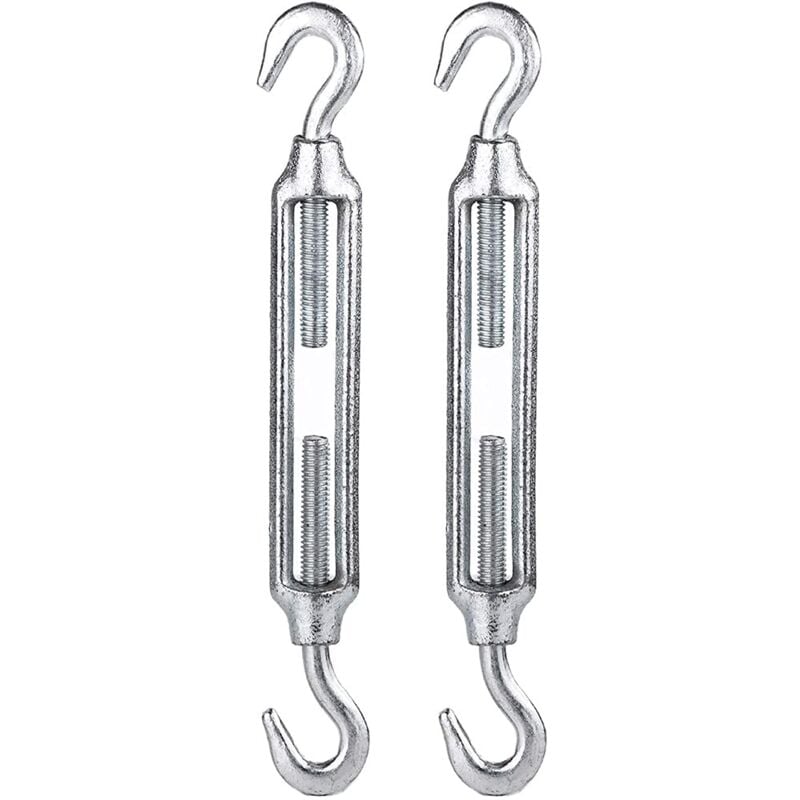 Image of Tenditore a 2 fili, gancio a vite per tenditore a cavo, tenditori in acciaio inossidabile, per kit di fissaggio per vele ombreggianti ad alta