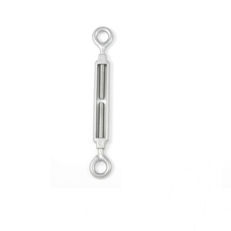 Tenditore a 2 occhi M10 mm. in acciaio Inox A4 - AISI 316