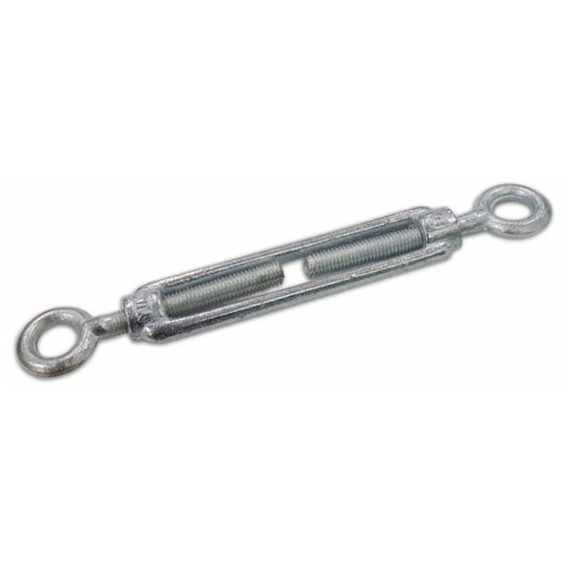 Tenditore a 2 Occhi Zincato Filetto 22 mm Misura chiuso 410 mm