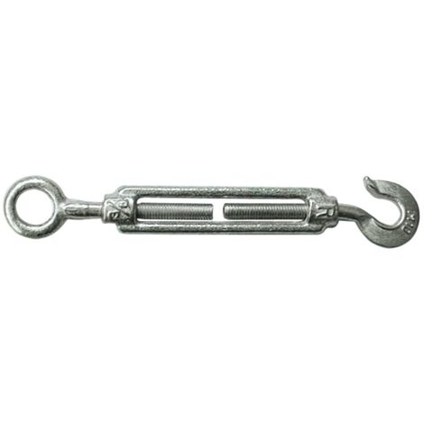 TENDITORE A OCCHIO E GANCIO PER FUNI  mm. 5 (3/16) 100 PZ