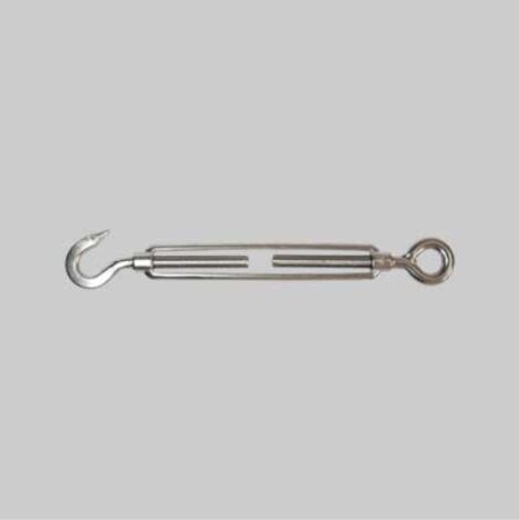 Tenditore ad occhio e gancio inox 5 mm