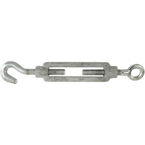 Tenditore a 2 occhi m10 mm. in acciaio inox a4 - aisi 316