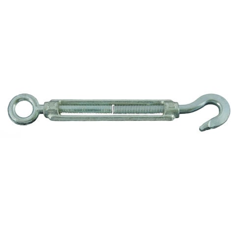 H&S Tiranti per Filo Acciaio Inox - 5 Pezzi di Set Tenditori per Cavi ad  Occhiello - Tenditore Filo con Gancio in Acciaio M4 - Tirante Corda Acciaio  per Ganci Stendibiancheria 