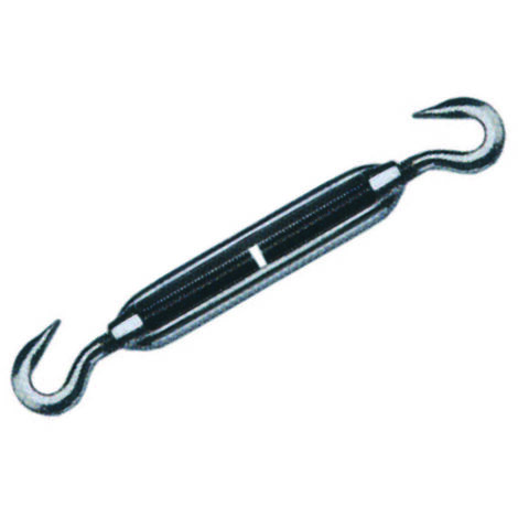 Tenditore zincato a due ganci - ø mm.5 3/16