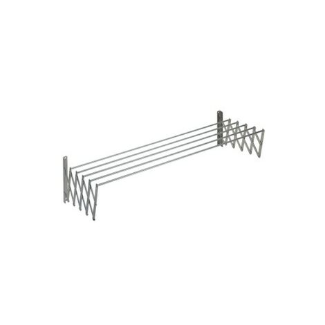 Tendoir mural extensible 120cm aluminium
