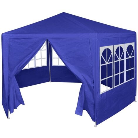 Verde Antipioggia 3x3 M Gazebo da Giardino Impermeabile Pieghevole Tendone Giardino con 3 Laterali Resistente ai Raggi UV